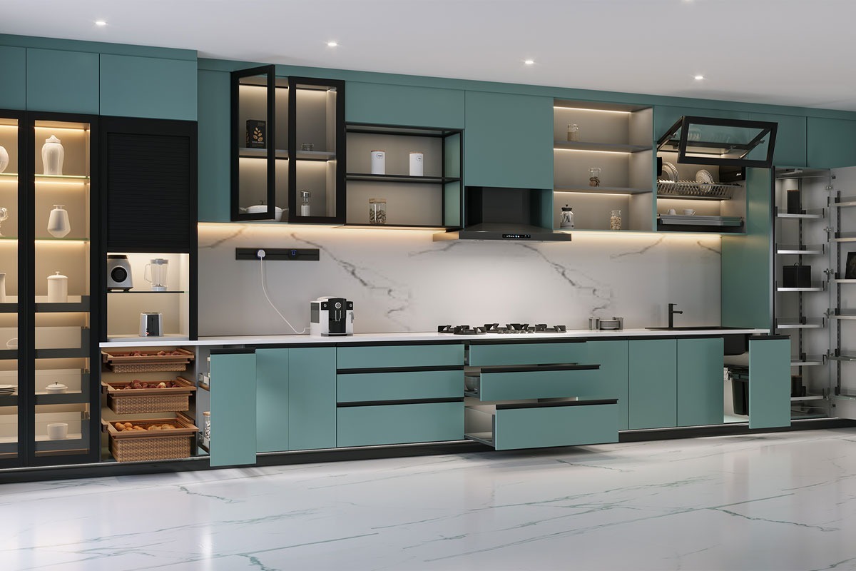 Kitchen cabinet fixing accessories